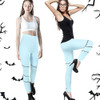 Light Blue With Black