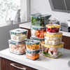 Kitchen Freezer Box Fridge Organizer Sets Bin Fruits Vegetables Fish Stackable Keep Fresh Square Food Storage Containers