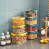 Kitchen Freezer Box Fridge Organizer Sets Bin Fruits Vegetables Fish Stackable Keep Fresh Square Food Storage Containers
