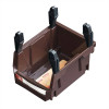 Plastic Mountable Hanging Bin for Warehouse Use