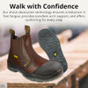 Brown Steel Toe