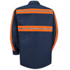 Navy With Orange Visibility Trim