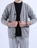 V Neck Lightgrey