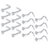 20g- 16 pcs silver L Shaped&Screw