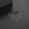 Black,Mixed Colors,Rainbow,Rose Gold,Silver