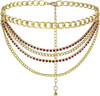 Gold Wine Red