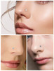 Curved nose rings