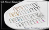 20G-Twisted nose rings
