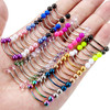 Stainless Steel,Clear,Blue,Rose Gold,Rainbow