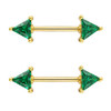 Yellow Gold plated Green