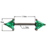 Black plated Green