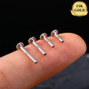 14K White Gold