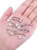 Silver Bar and White Zirconia