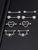 Silver Bar and White Zirconia