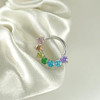 Silver+Rainbow CZ