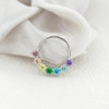 Silver+Rainbow CZ