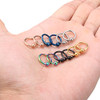 Stainless Steel,Blue,Rose Gold,Silver,Rainbow