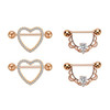 Stainless Steel,Rose Gold