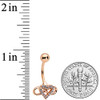 Stainless Steel,Clear,Rose Gold