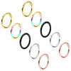 Stainless Steel,Rose Gold,Silver,Rainbow