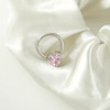 Silver+Pink CZ