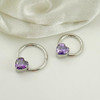 Silver+Purple CZ