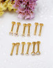 10MM-Gold,2mm/3mm/4mm
