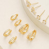 Gold 5 pairs double