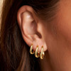 3 pair hoop earrings3