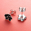 Black flower/White gold
