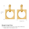 Gold Polished Square