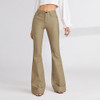 Khaki Flare Leg