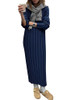 Navy-striped