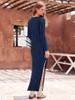 Navy-striped