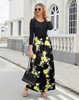 Black Yellow Flower