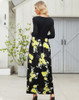 Black Yellow Flower