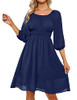 B-navy Blue 3/4