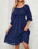 B-navy Blue 3/4