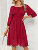 B-burgundy 3/4