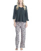 Black/Animal Print