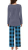 Dark Grey/Blue Plaid