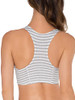 Skinny Stripe/White/Heather Grey