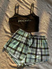 Black and Green Plaid