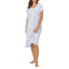 Blue Floral Stripe