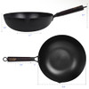 C-13.4 inch Wok with Wooden Lid