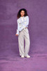Light Grey Mid Waisted