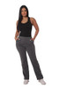 Straightleg:fleecejoggers:charcoal