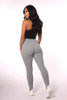 Waffle:fleecejoggers:light Grey
