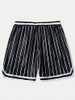 Black Striped Print