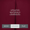 Maroon/White